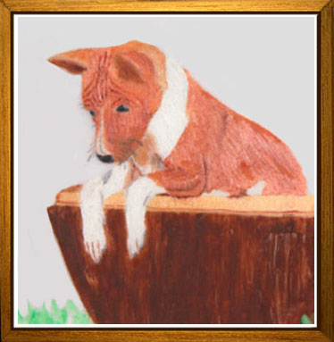 Basenjipuppie by Elisabeth Wennerbo